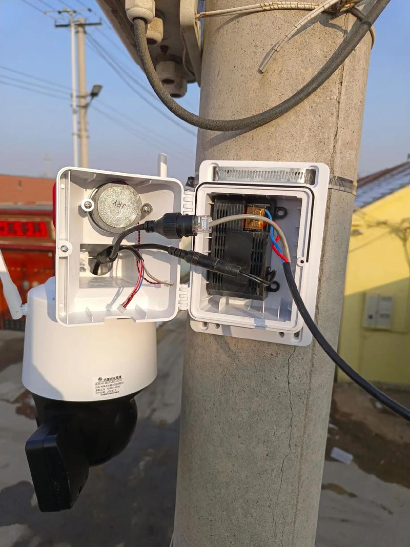 科技护村，平安共建 大张村枪球联动双目摄像头安装工程圆满完成